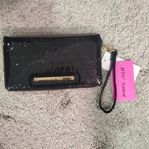 Betsey Johnson skull wristlet
